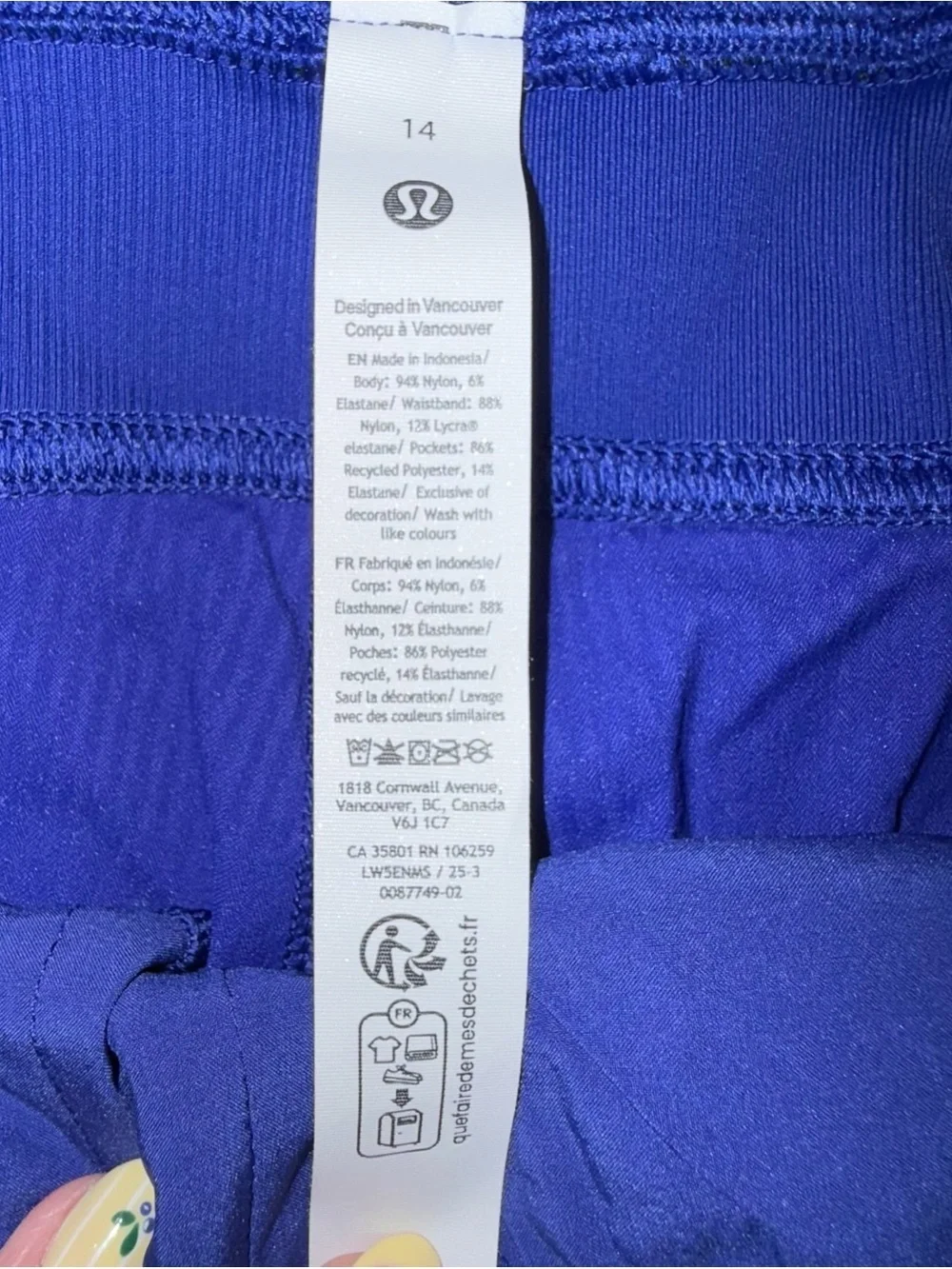 NWT LULEMON Dance Studio Mid-Rise Jogger *Full Length - 14 Deep Sea Blue